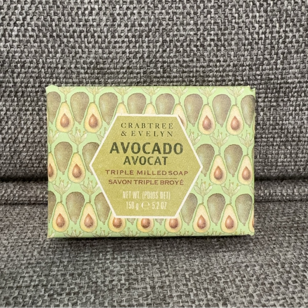 [New] Crabtree & Evelyn Triple Milled Soap Avocado 150g